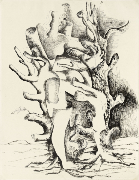 Ossip Zadkine Daphné 1946  Encre de Chine sur papier Paris, musée Zadkine © ADAGP, 2025