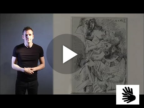 Vidéo traduite en LSF, les Picasso d'Arles